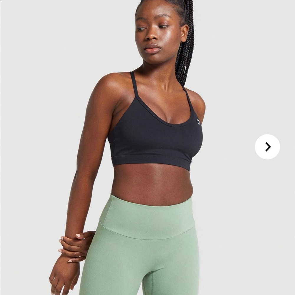 NWT Gymshark Low Support Training Sports Bra Black